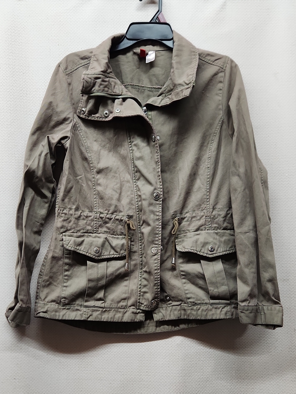 H&M Utility Jacket in Olive Green